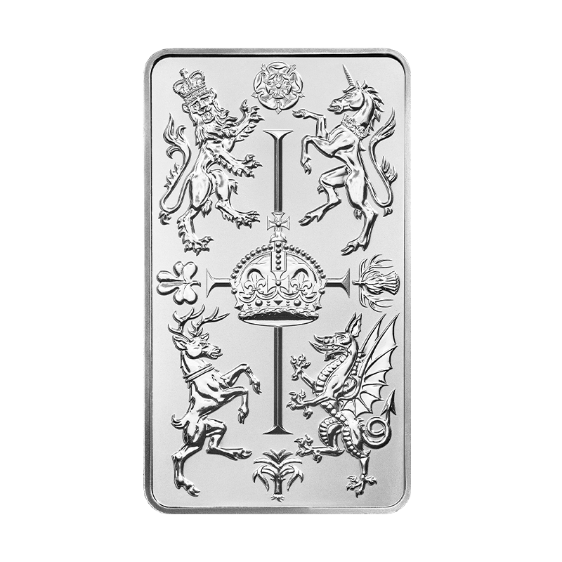 Image pour Lingot d’argent de 10 oz – Lingot de célébration de la Monnaie royale à partir de Métaux précieux TD